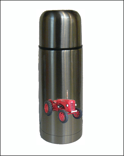 tractor d brown design ,stainless steel, flask,d brown classic tractor