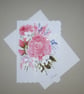 original hand painted roses floral greeting card ( ref FA 199 G6 ) - Image 1