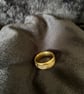 Resin ring with black and gold - Image 4