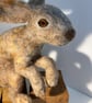 Large needle felted hare - made to order! - Image 3