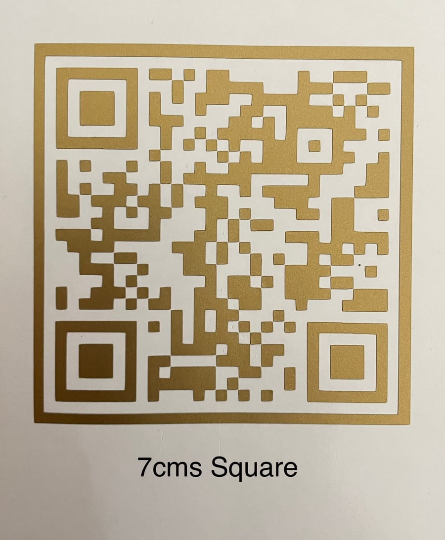 7cm QR Code.