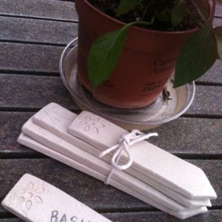 Ceramic Plant Markers - Mixed Designs