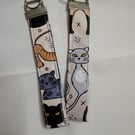 Cat wristlet 