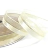 Ivory Duo Satin and Organza Ribbon