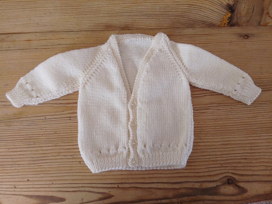 baby cardigan handmade for 6-9 months 