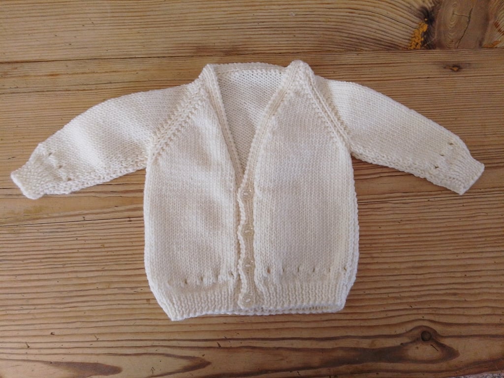 baby cardigan handmade for 6-9 months 