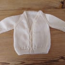 baby cardigan handmade for 6-9 months 