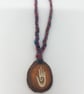 Avocado stone necklace - Image 1