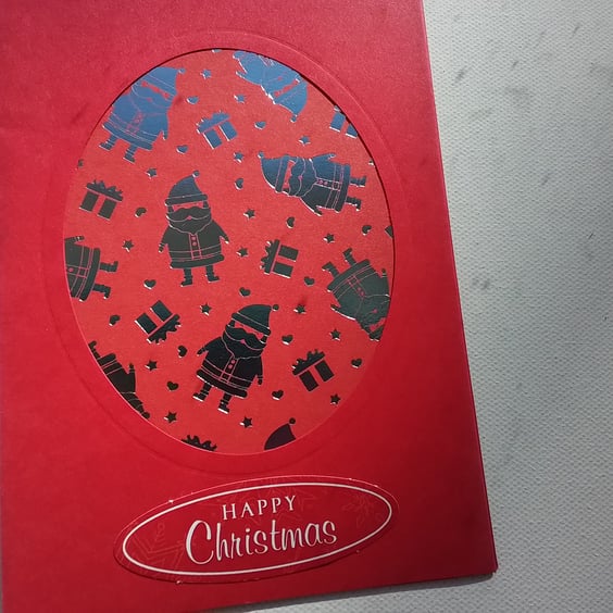 Christmas card. Santa. Christmas gifts. Ref 281