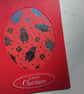 Christmas card. Santa. Christmas gifts. Ref 281