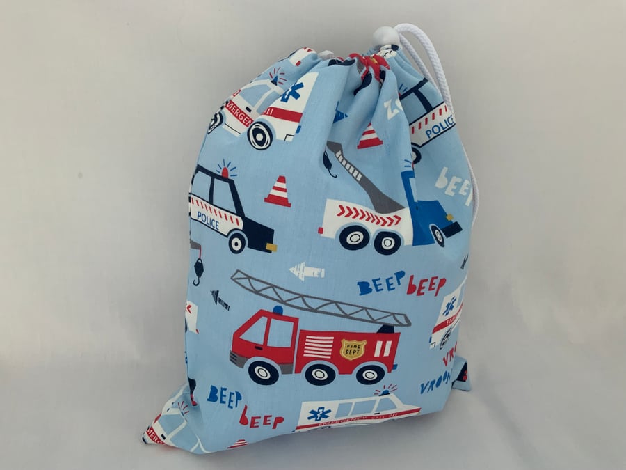 Drawstring Wash Bag, Toiletry Bag, Waterproof lining, Kids Wash bag