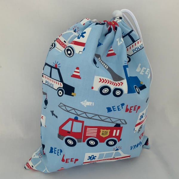 Drawstring Wash Bag, Toiletry Bag, Waterproof lining, Kids Wash bag