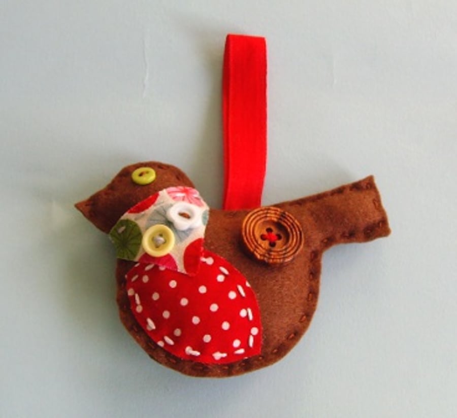 Christmas sewing craft kit Rosie Robin