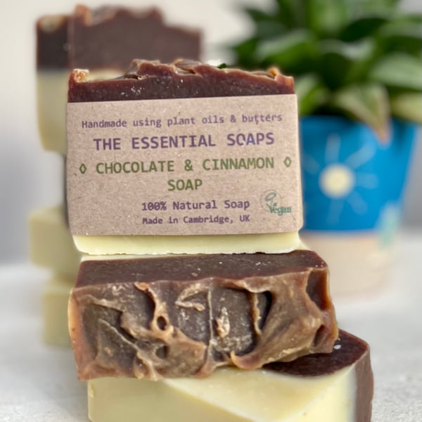 Christmas Soap, Christmas Stockings, Chocolate & Cinnamon Soap, Natural Soap