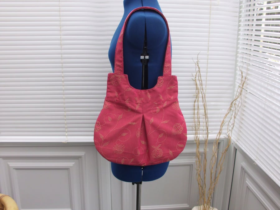 Pink and Gold Hand bag