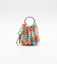 Mini crochet purse bag charm keyring