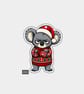 Unique Funny Christmas Gift Tags For Adults, 6pk - Cute Sulking Koala