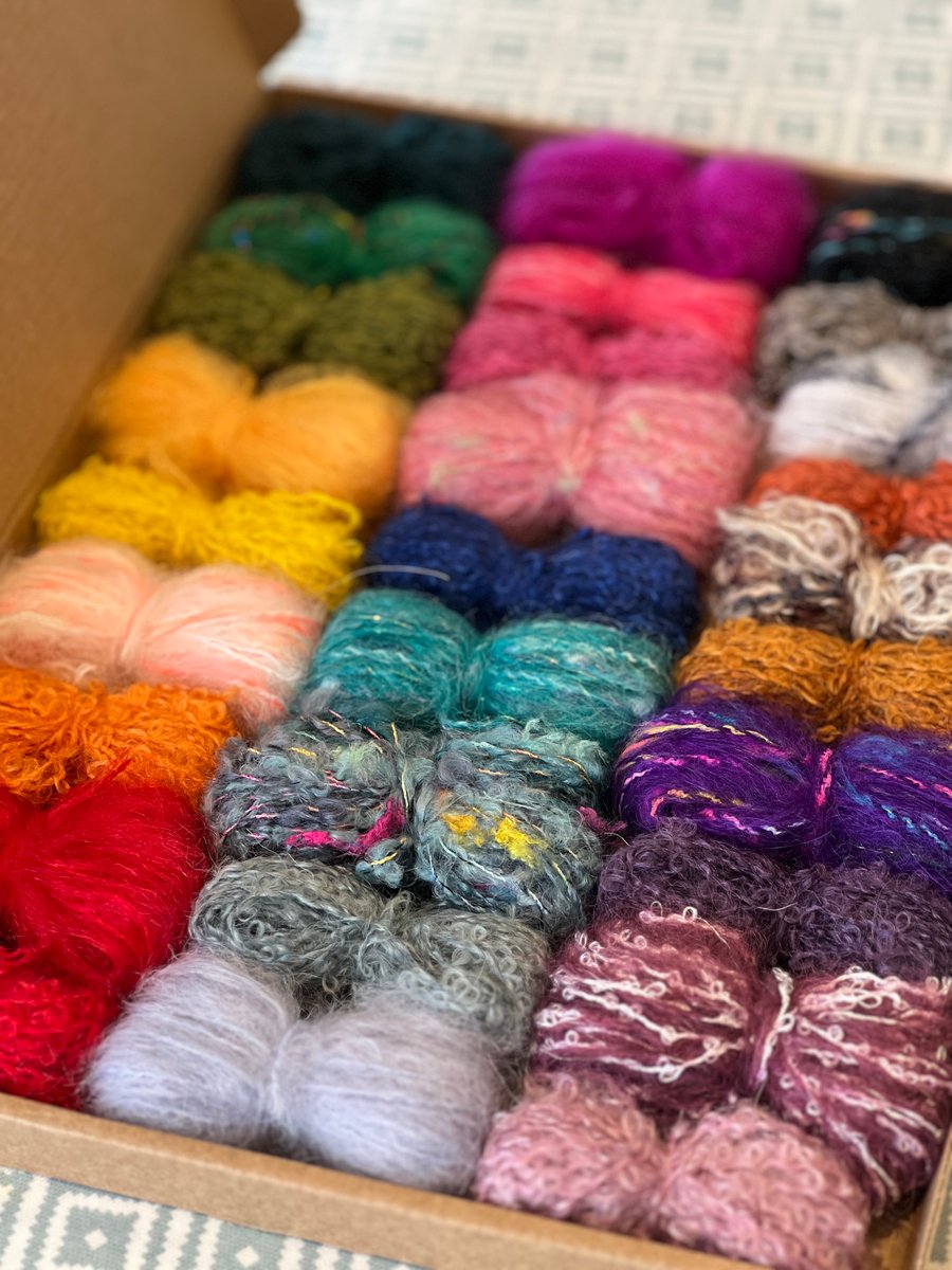 Mohair Wool Yarn Large Selection Pack for Wet Felting