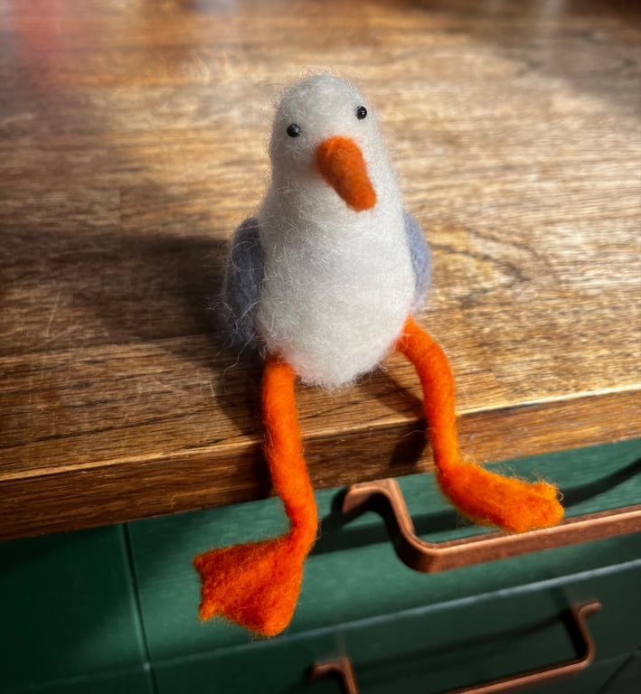 Albert the needle felted seagull