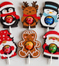 Christmas Themed Lollipop or Chocolate Holders. Christmas Stocking Fillers