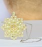 Large Star Pendant in Light Yellow - Image 1
