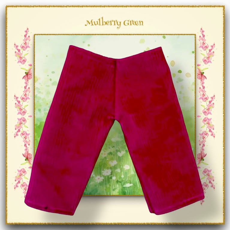 Raspberry Pink Corduroy Trousers