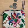 Vintage linen coin purse