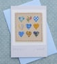 Miniature hand-stitched bright applique hearts - entitled 'Lots of Love' - Image 4