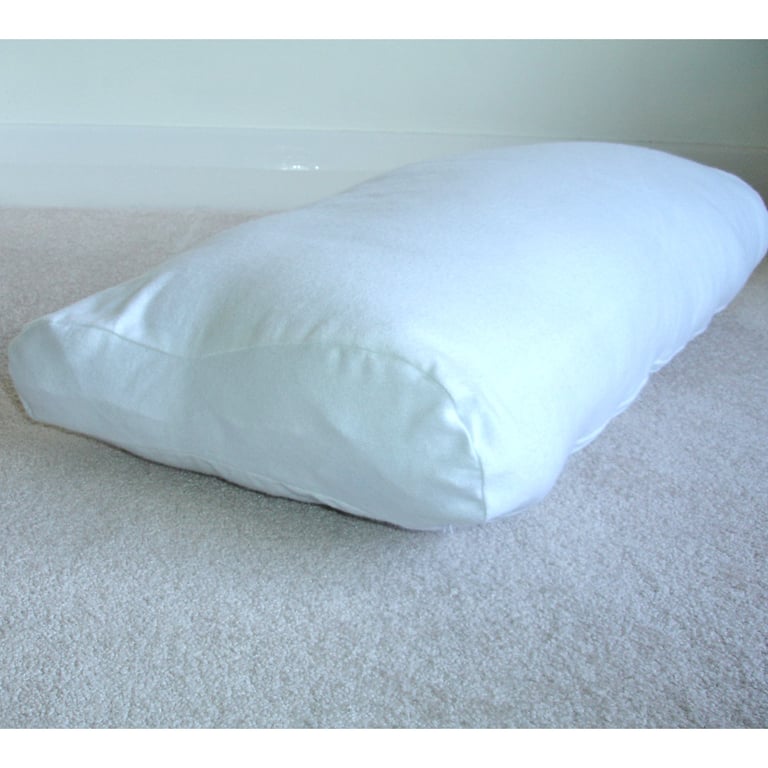 Tempur Original Contour Pillow COVER ONLY Brushed Cotton White Queen Medium 60cm
