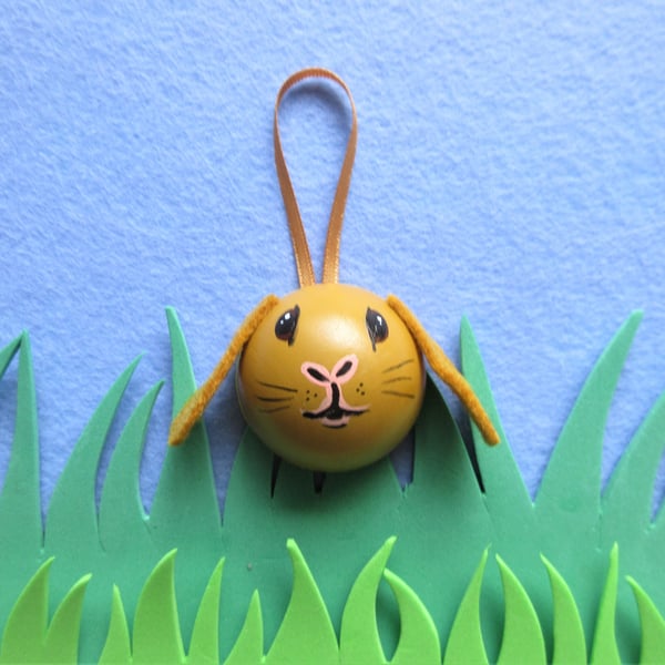 Lop Eared Bunny Rabbit Hanging Decoration Pet Bauble for Christmas Easter etc