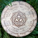 Triquetra Celtic Wheel of the year