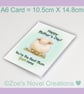 Sheep Mother's Day Card - A6 size 10.5cm X 14.8cm - Image 6
