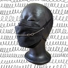 Silver infinity symbol mask chain