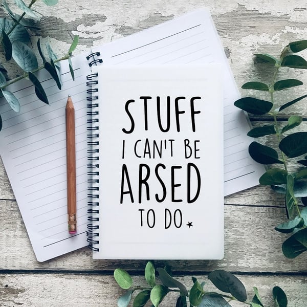 Notebook, funny notebook, gift for colleague, gift for women, funny friend gift,