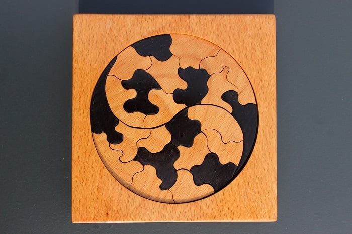 Yin Yang Jigsaw Puzzle (WJF1)