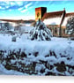 Snowshill St Barnabas Church In The Snow Cotswolds Photograph Print - Image 6