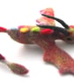 hair accessories dragon Clip rainbow purple   Needle Felted Baby Dragon    - Image 4
