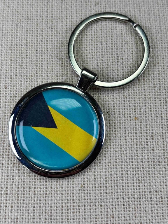 The Bahamas Flag Keyring