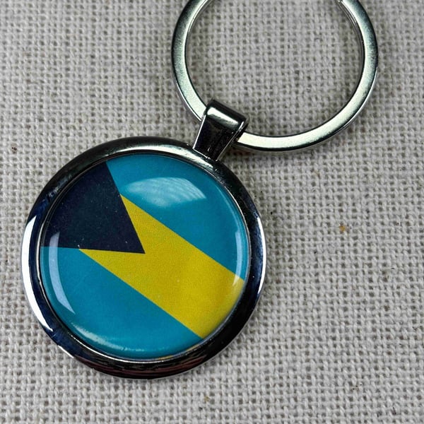 The Bahamas Flag Keyring