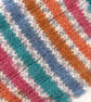 Hand-cranked Knitted Ribbed Wool Socks Size 4 to 5 - Image 4