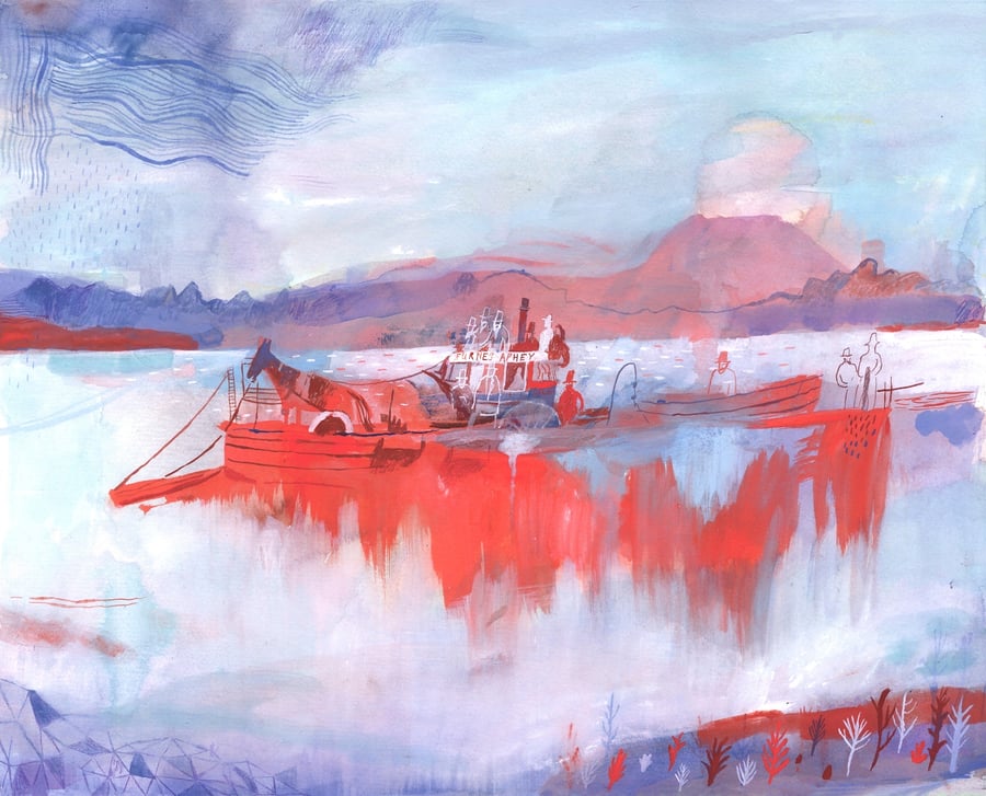 The Crossing A3 Art print