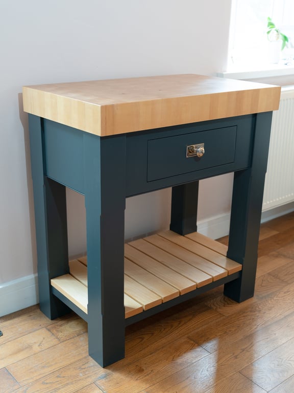 Butcher s Block Kitchen Island, Kitchen Island, Solid Maple Butchers Block, End 