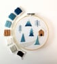 Christmas Embroidery Kit - Sampler Style Embroidery Kit, Hand Embroidery - Image 1