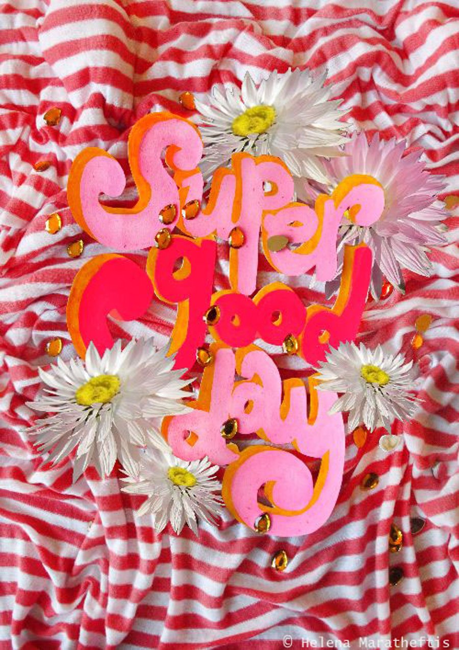 Super Good Day (Daisies) - A3 Giclee art print