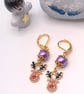 Reindeer with a Red Nose Novelty Christmas Necklace and Earrings, Christmas 2025 - Image 3
