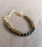 Classical club, racing green bracelet. 