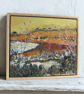 An original impasto coastal landscape - Scottish coast - framed landscape - wax - Image 3