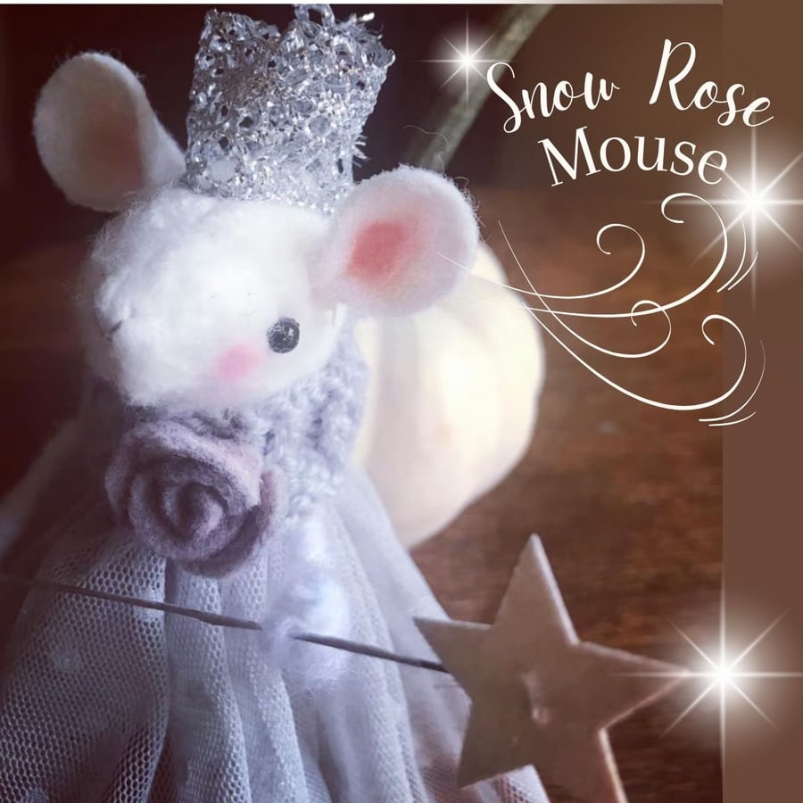 Snow Rose Mouse - KIT