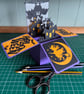 Handmade 3D Box Halloween Bat Card - Image 1