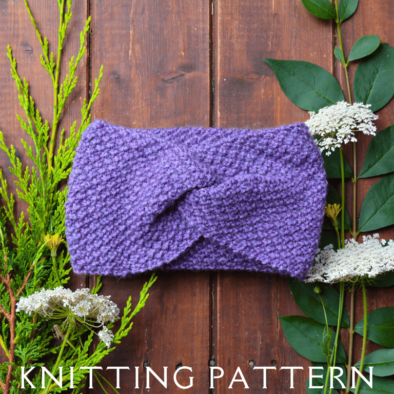 The Felicity Headband Knitting Pattern PDF Version By Email